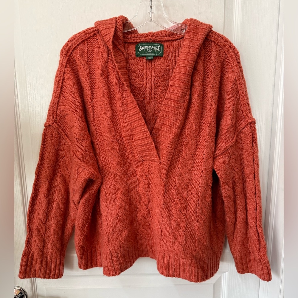 Vintage American Eagle Women's Cable Knit Sweater